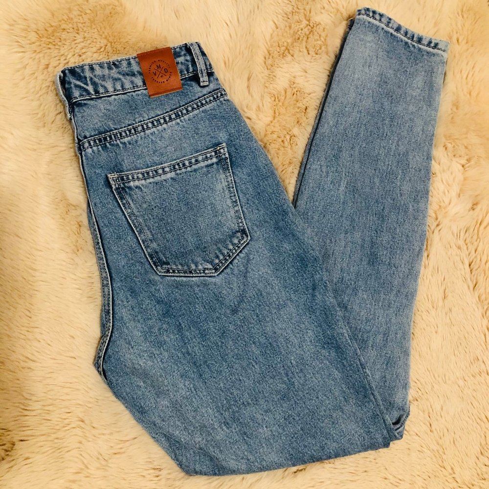 VERO MODA High Rise Light Wash Jeans